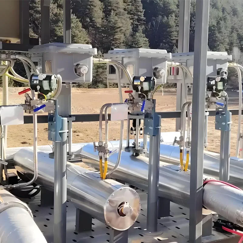 Orifice flowmeter with differential pressure transmitter