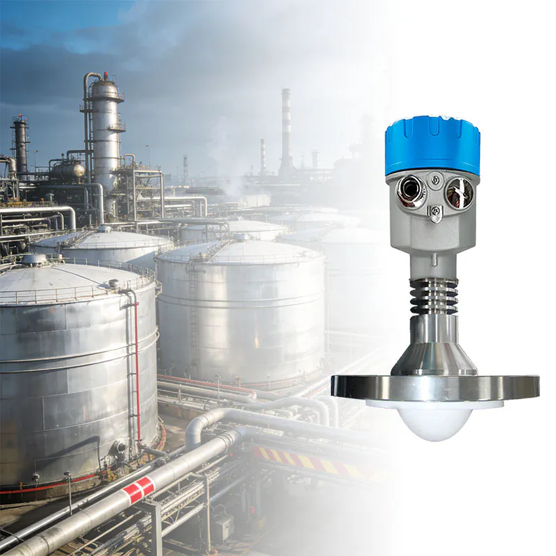 80GHz radar level transmitter for industrial storage tank level measurement