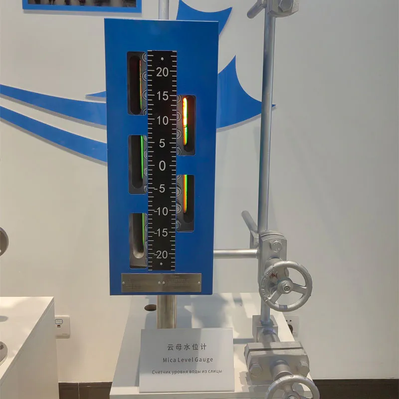 Bicolour level gauges display unit showing red and green level indication