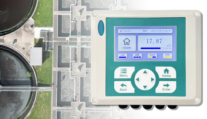 Online pH ORP controller for wastewater treatment monitoring system