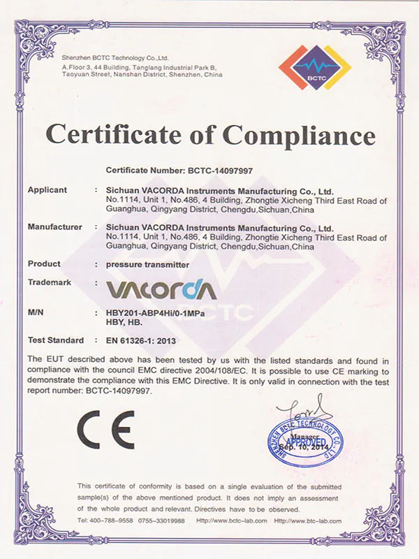 press transmitters EMC