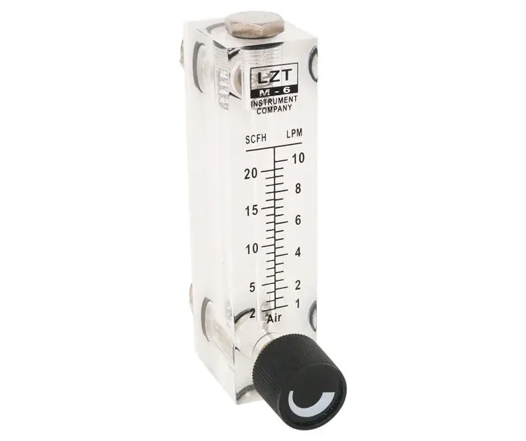 Instrava air rotameter flow meter with LPM and SCFH scale