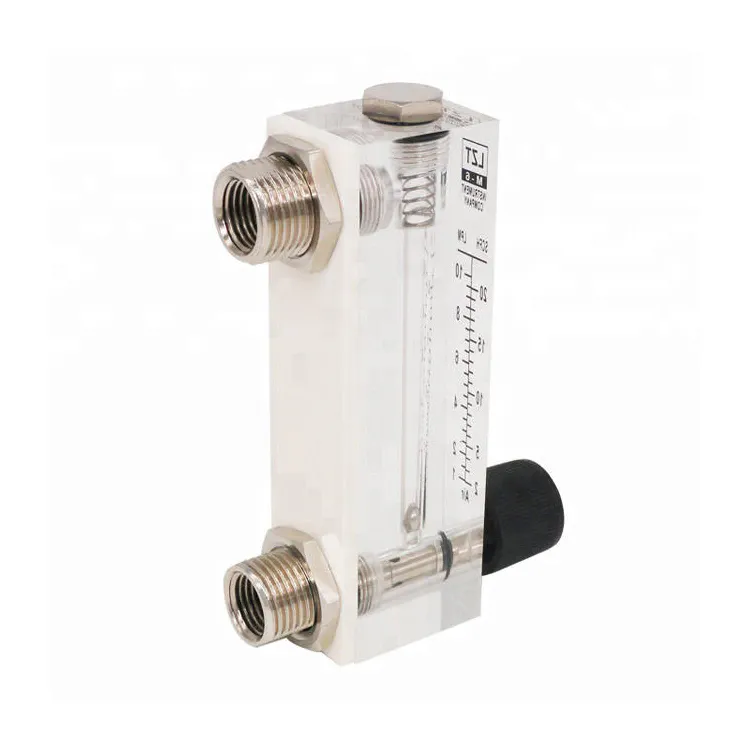 Instrava acrylic rotameter variable area flow meter with threaded connections