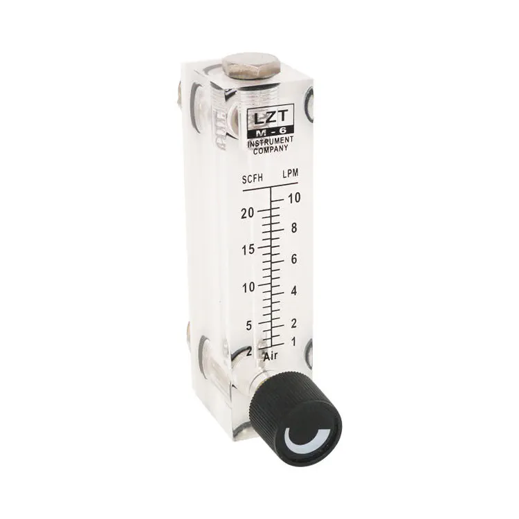 Instrava air rotameter flow meter with LPM and SCFH scale