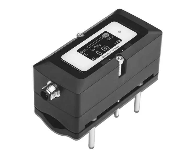 Caudalímetro ultrasónico de pinza para la medición no invasiva del caudal de líquidos