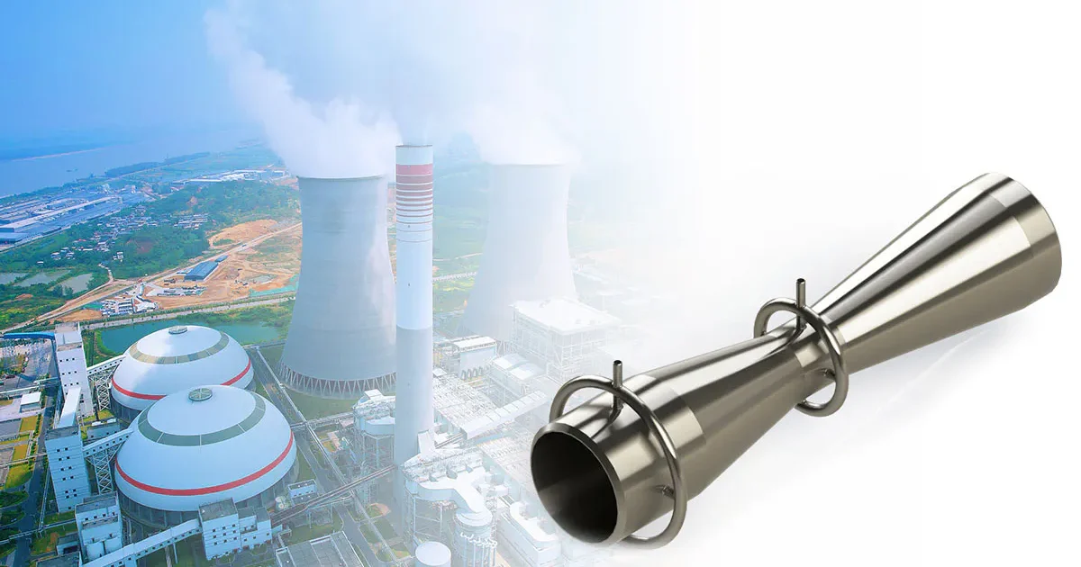 Venturi type flow meter for power plant steam and industrial fluid flow measurement