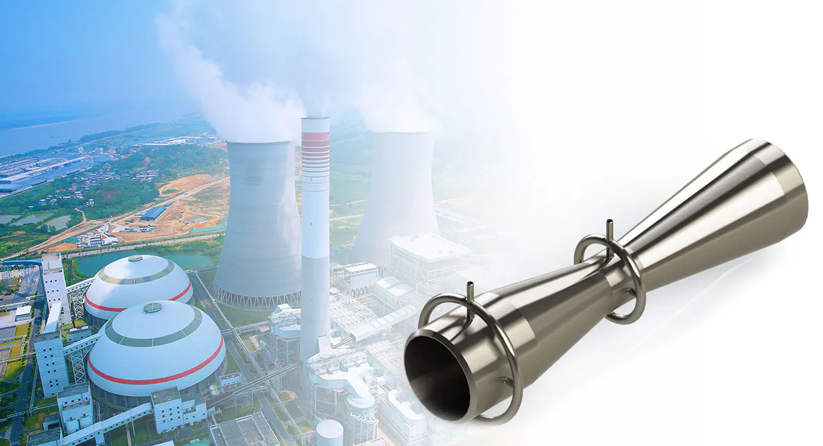 Venturi type flow meter for power plant steam and industrial fluid flow measurement