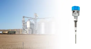 ВЧ-приемник с емкостным переключателем уровня в промышленном применении.