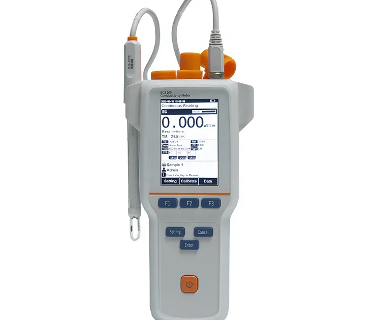 Conductivímetro, adecuado para medir la conductividad de diversos líquidos.