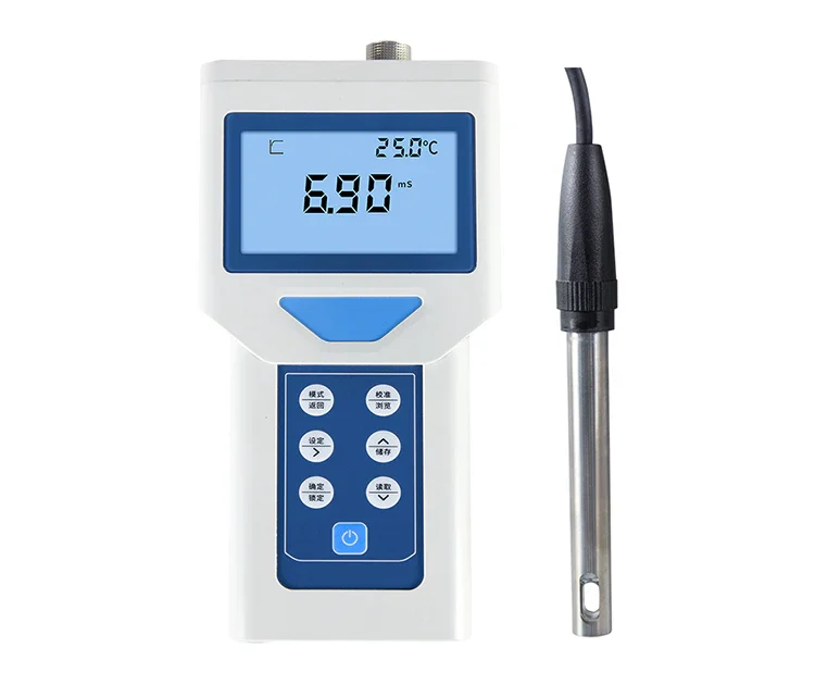 Conductivímetro EC, adecuado para la medición precisa de la conductividad.