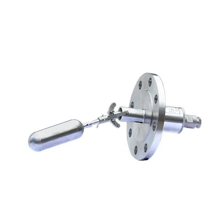 Flange mounted float level switch for industrial liquid level control