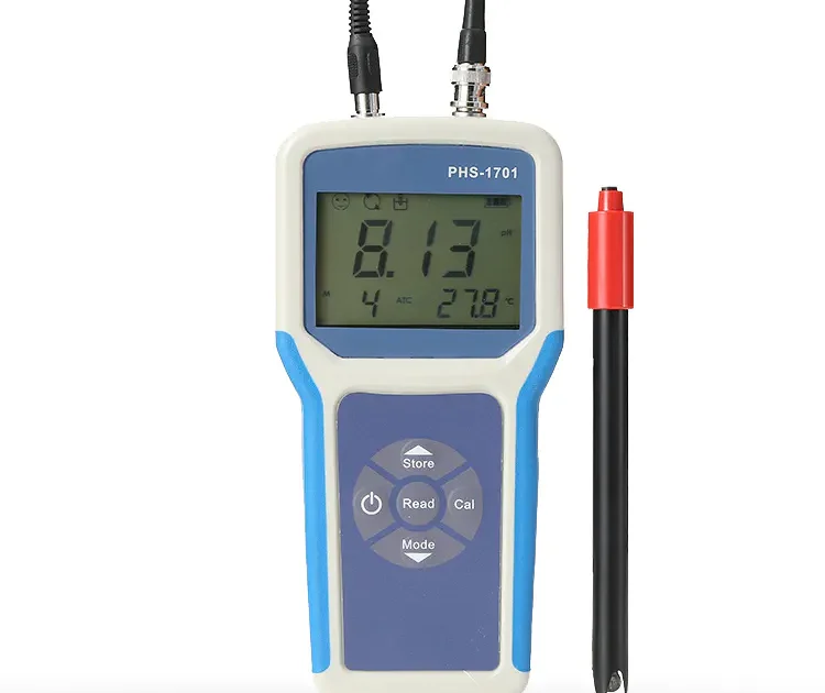 Medidor de pH digital portátil con sonda de electrodo para pruebas de calidad del agua