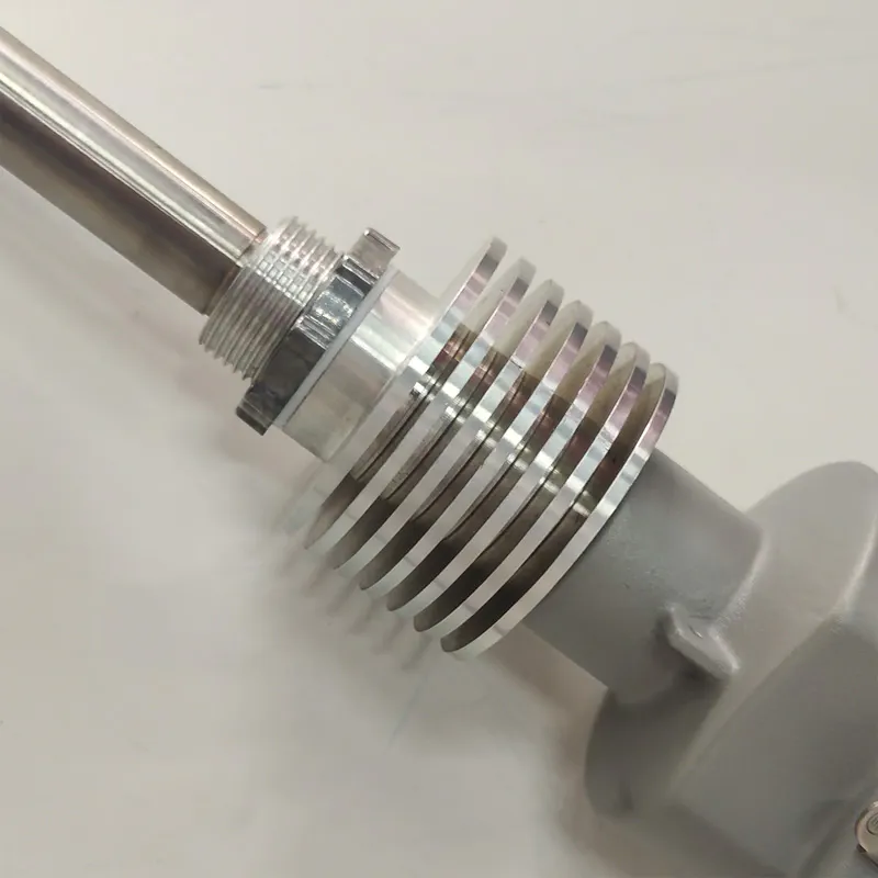 Metal threaded part of the rotary paddle level switch, with excellent corrosion resistance, suitable for various industrial applications.