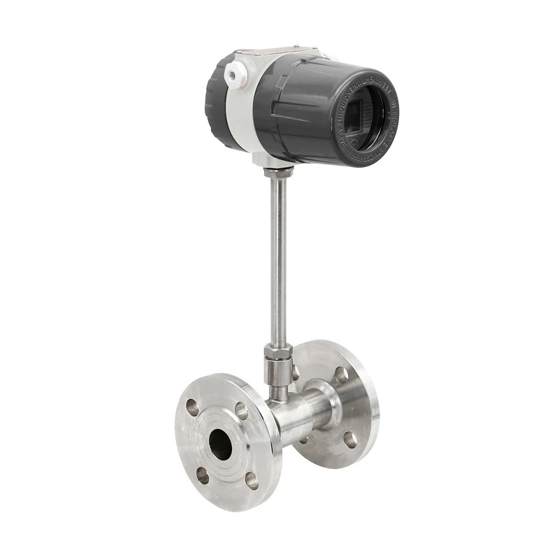 Flanged thermal flowmeter with digital transmitter for gas flow monitoring