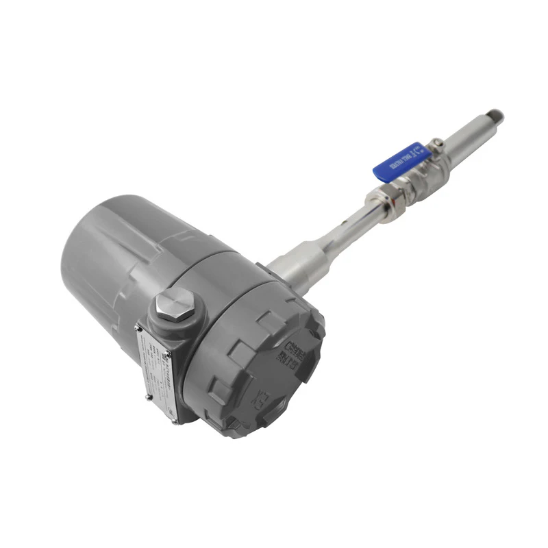 Industrial thermal mass flowmeters for gas flow measurement and control