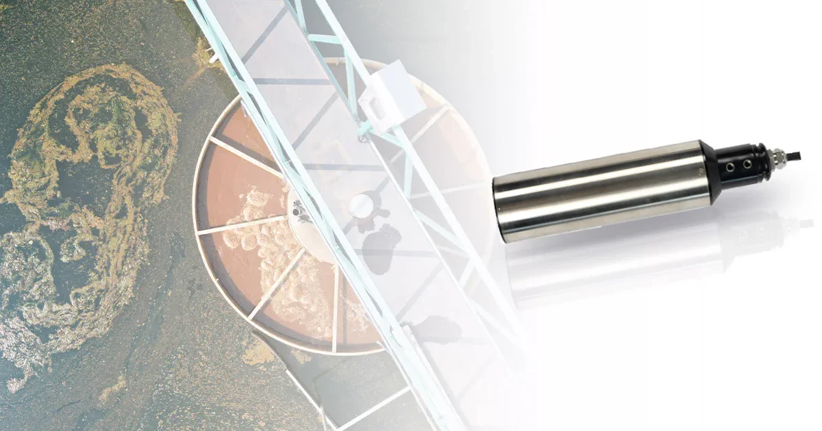 Industrial turbidity sensor for wastewater treatment plant monitoring