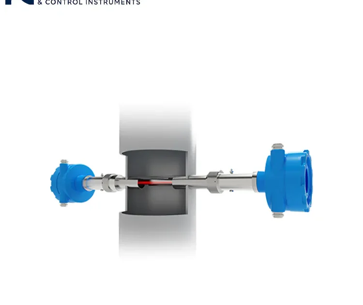 Analizador láser in situ de gases de proceso para controlar las emisiones en los procesos de producción industrial.