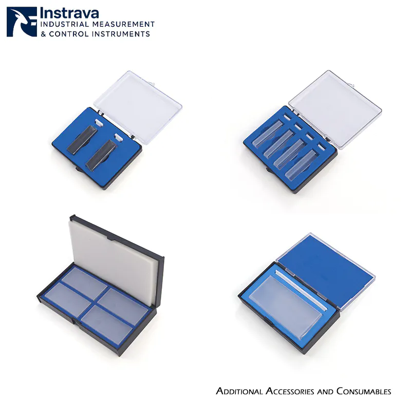 Set of additional accessories for visible spectrophotometer.