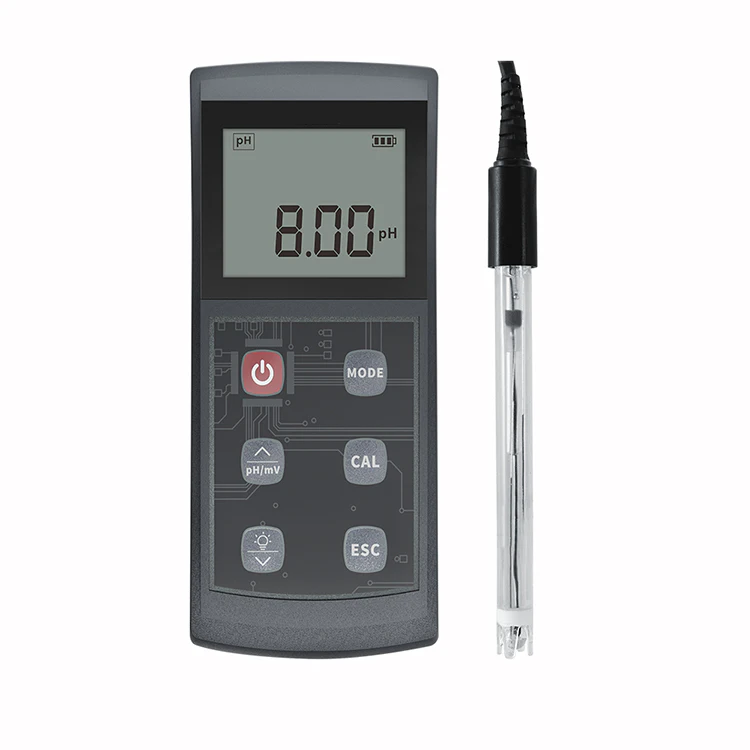 conductivity meter set with probe, accessories, and user manual for comprehensive water quality testing