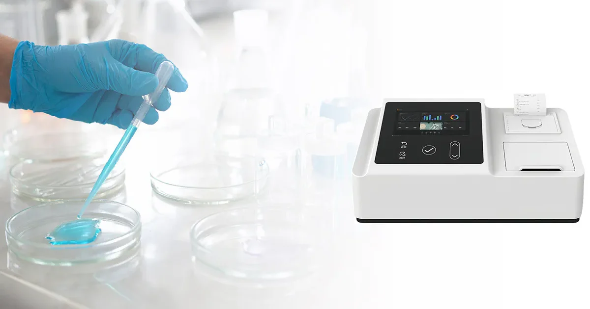 Compact and portable pH meter with digital display for liquid testing.