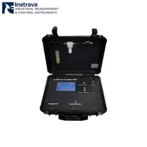 analizador láser de gases con puerto de carga y funciones de salida de simulación, adecuado para la detección industrial de gases.