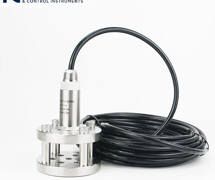 Transmisor de nivel industrial con cable largo para el control continuo del nivel de tanques y agua