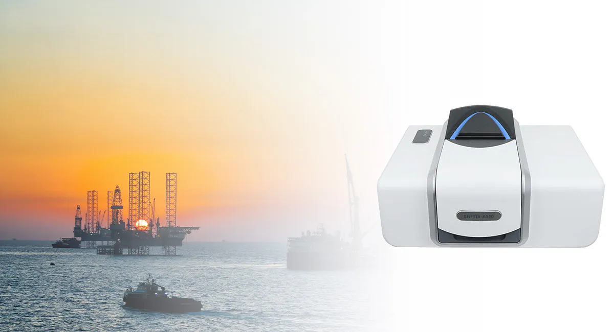 Natural gas analyzer device used for industrial gas measurement