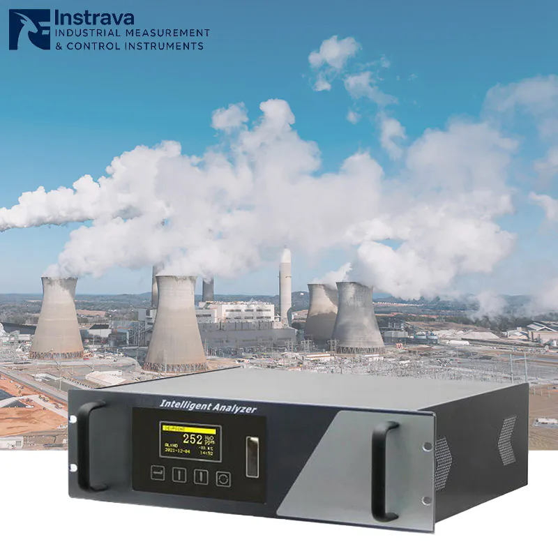 Alat analisis gas O2 industri untuk pemantauan gas buang pembangkit listrik dan pengukuran konsentrasi oksigen online