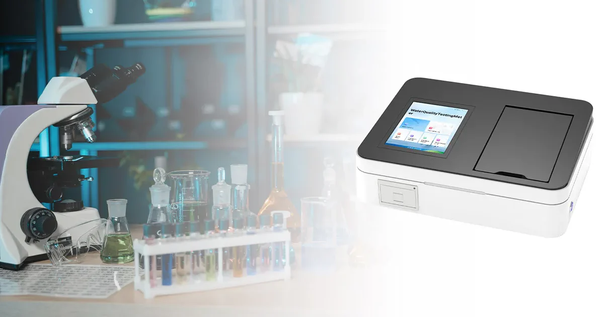 Portable drinking water quality meter for quick and accurate testing.