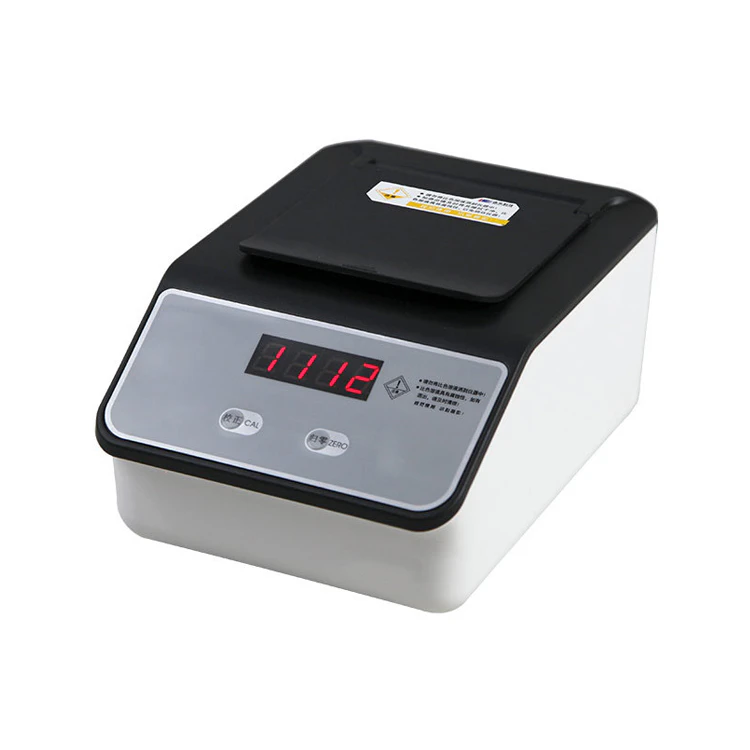 Detector portátil de la calidad del agua, análisis de muestras líquidas