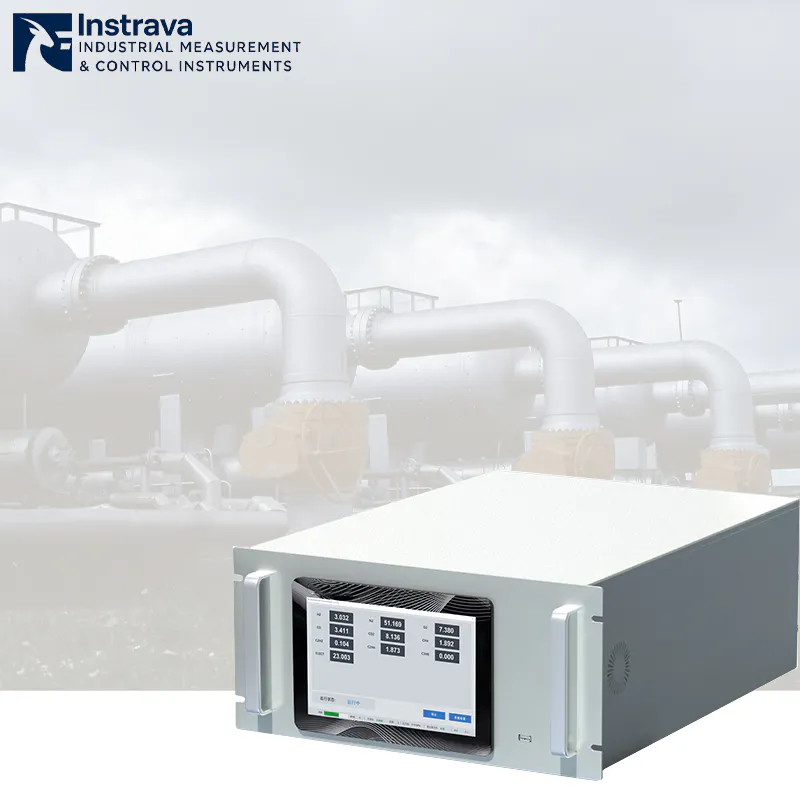 Raman gas analyzer for industrial multi-gas online measurement and emission monitoring.