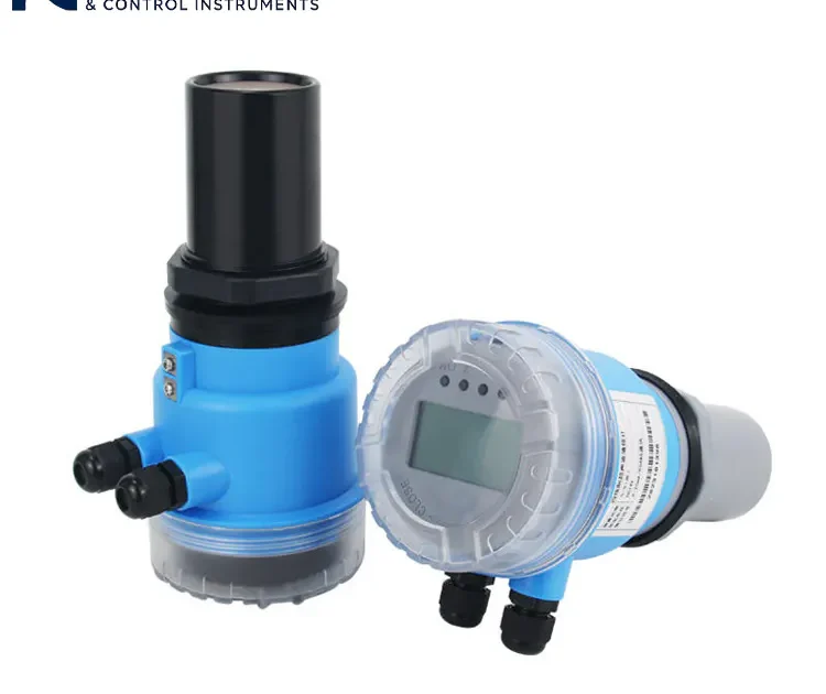 Sensor ultrasónico inteligente de nivel de líquido equipado con una pantalla LCD de alta definición.