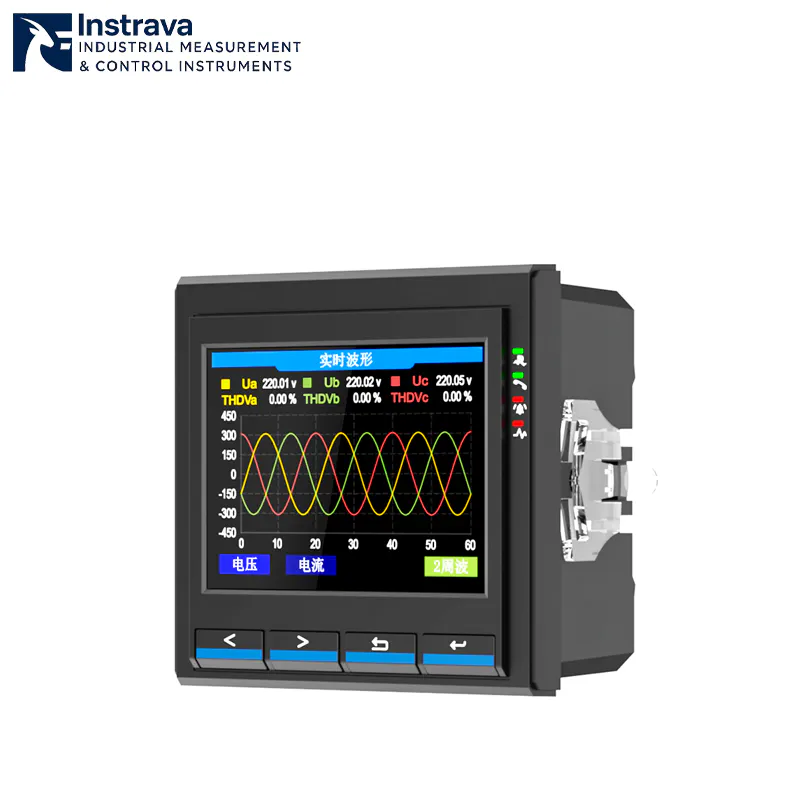 0.2S high-accuracy multifunction energy meter for power quality monitoring and industrial energy measurement