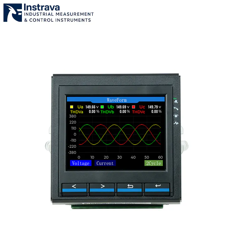 Medidor de energía multifunción para el control de la potencia industrial y la medición de la energía