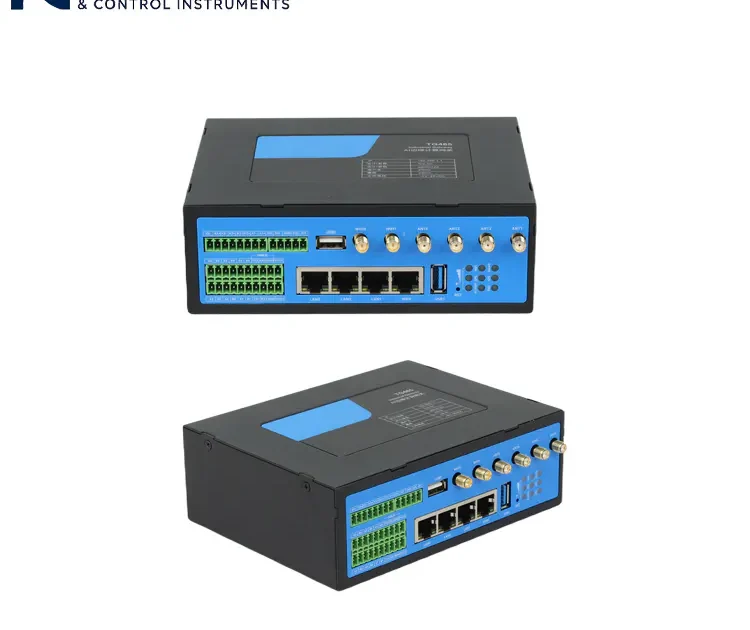 Edge Computing Industrial IoT Gateway device supporting multi-protocol interfaces and real-time data processing.