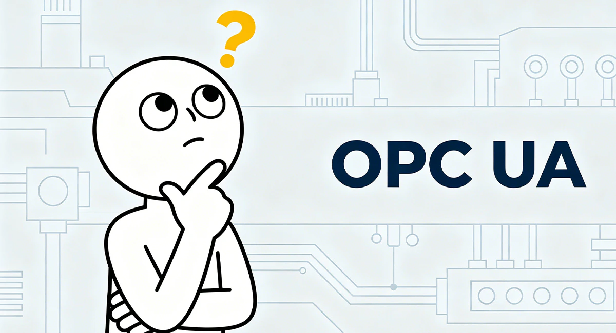 3. Alternative Text 英文： OPC UA Unified Architecture protocol and data interoperability diagram within an Industrial IoT network architecture.