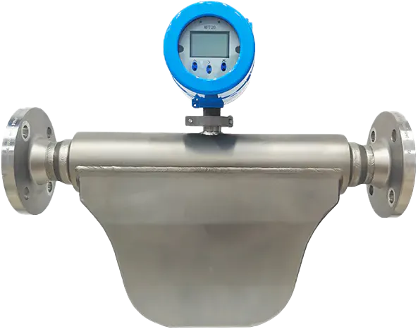 Coriolis mass flow meter with digital transmitter for liquid and gas measurement