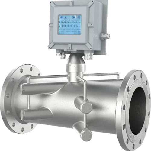 Industrial ultrasonic gas flow meter for monitoring gas and flare gas pipelines.